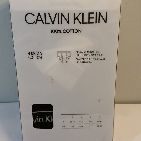 Calvin Klein Briefs  size S . Set of 4  New - Picture 2 of 4
